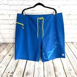 🆕 Vineyard Vines Nautical Map Size 42 Swim Trunks Board Shorts Surf Vacation